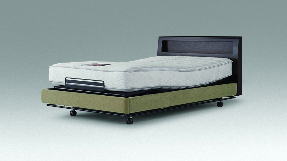 シモンズ マキシマ スリムシェルフ-ダークチェリー・サンドベージュ/Simmons Maxima SLIM SHELF-DKCH/SBJ