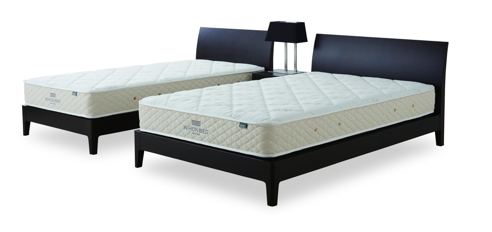日本ベッド　NIHON BED マットレス　セミダブル　定価209,000円 日本ベッド】セミダブルベッドセット(レッグタイプ) セラーズ