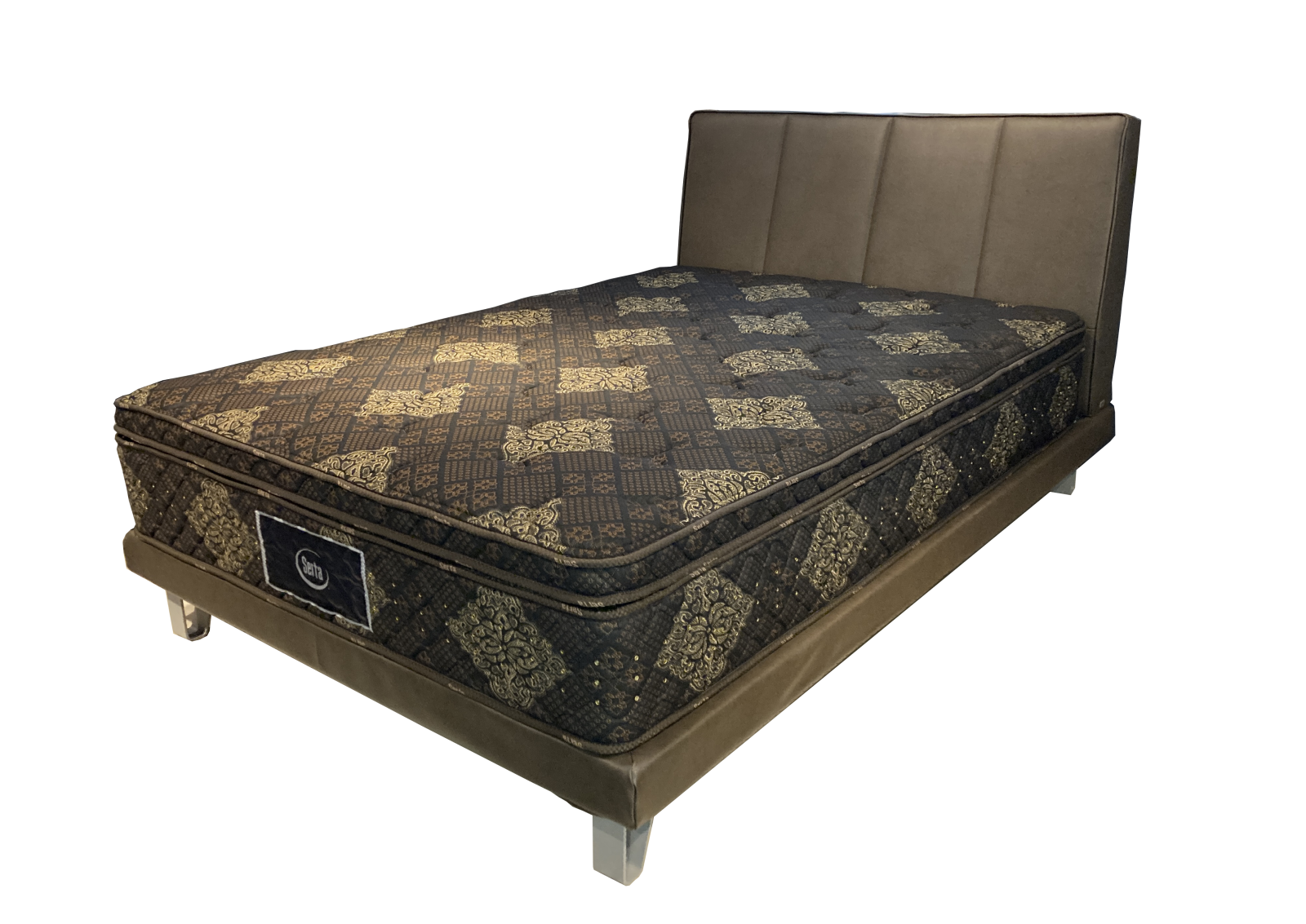 （特価）サータ　ワイドダブルベッド Serta（サータ） ホテルスタイル594 引き出し付 SNW ダブル ベッド